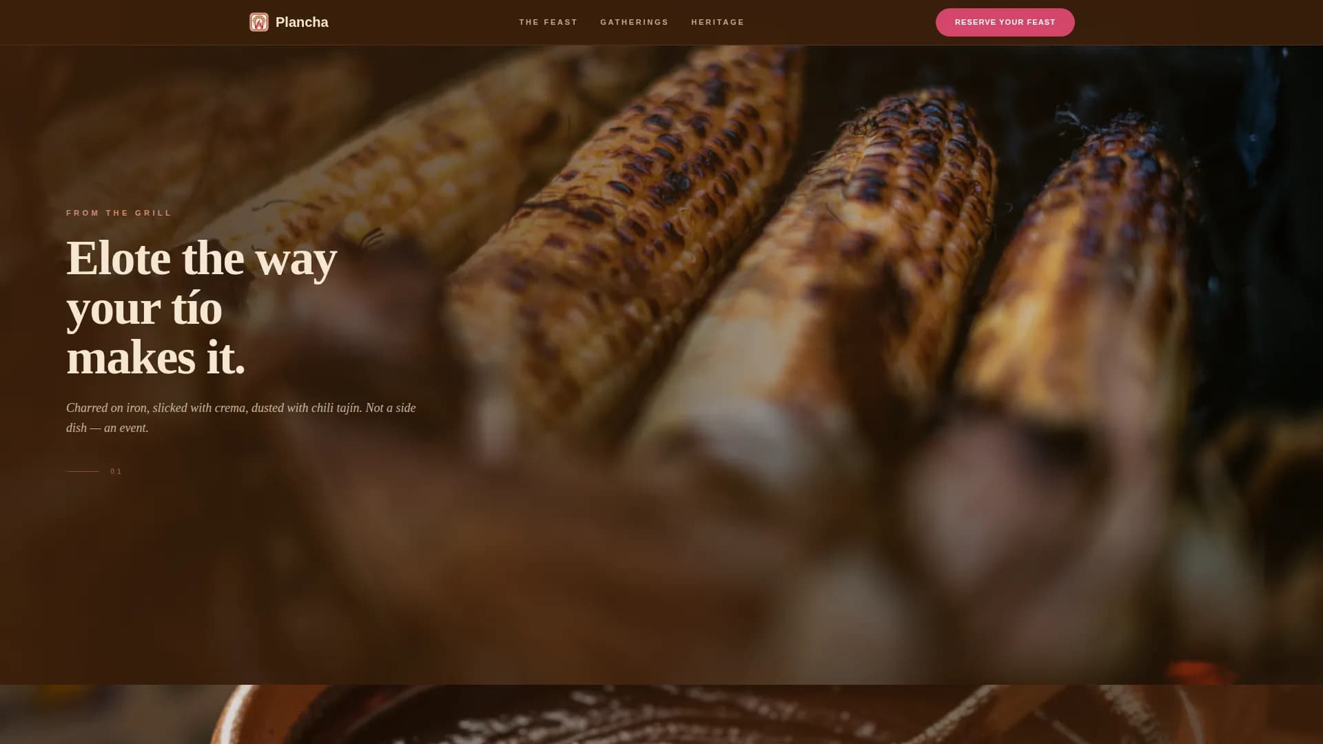 Catering & Event Food Booking Website Template