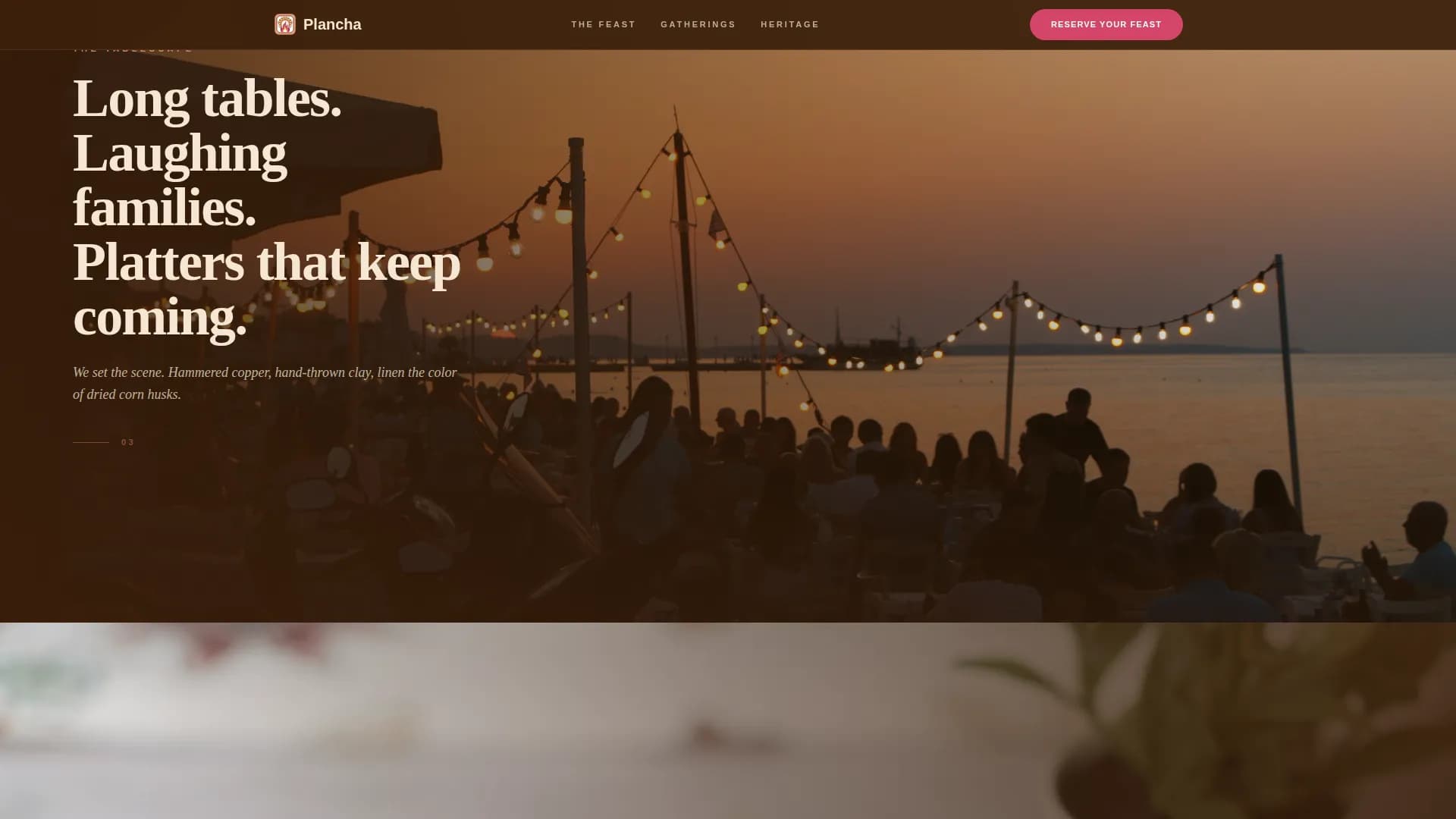 Catering & Event Food Booking Website Template