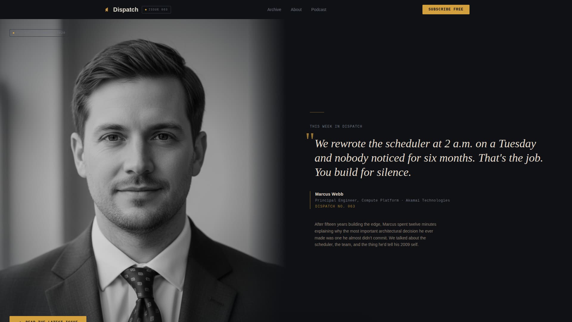 SaaS & Cloud Newsletter Blog Website Template