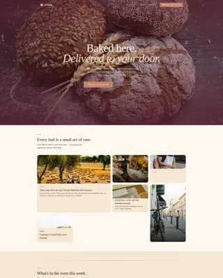 Cloud Kitchen & Delivery Professional Website Template
