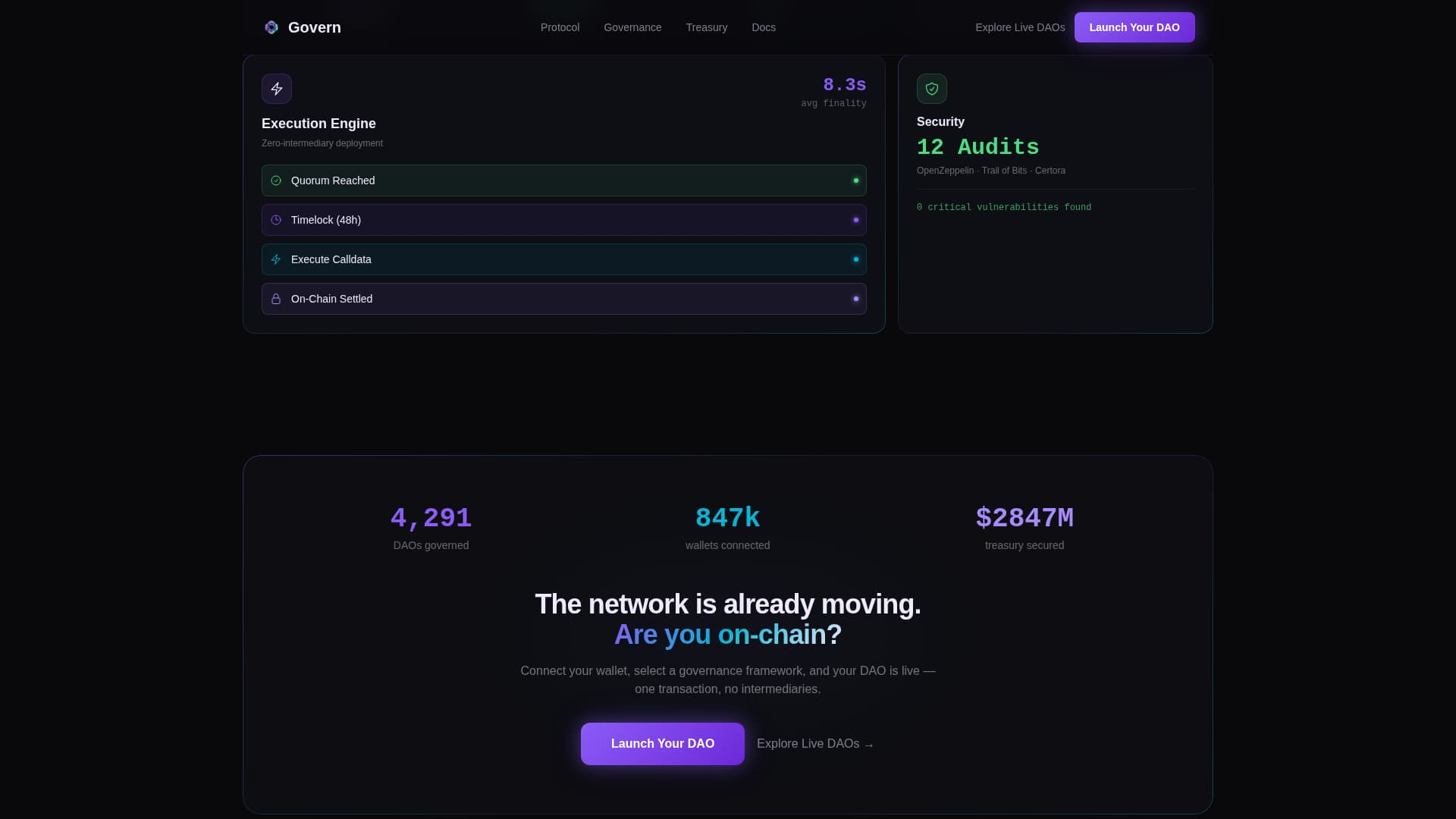 Blockchain & Cryptocurrency Professional Website Template