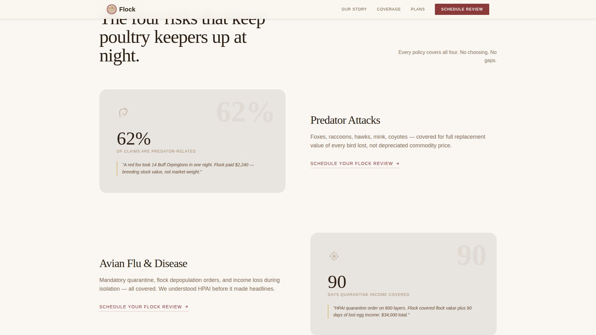 Chicken & Poultry Booking Website Template