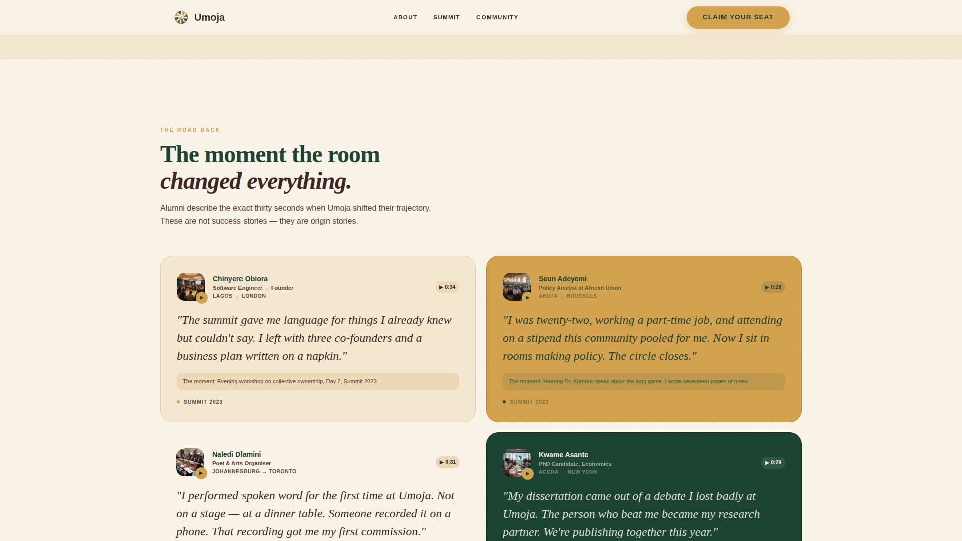 Umoja - Vibrant Africanyouth Landing Page Template