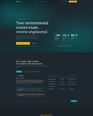 Environmental Science Education Professional Website Template