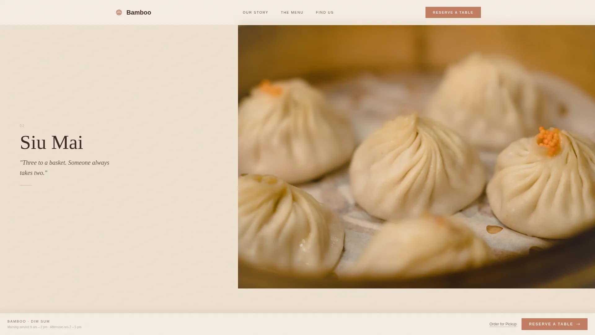 Restaurant & Dining Booking Website Template