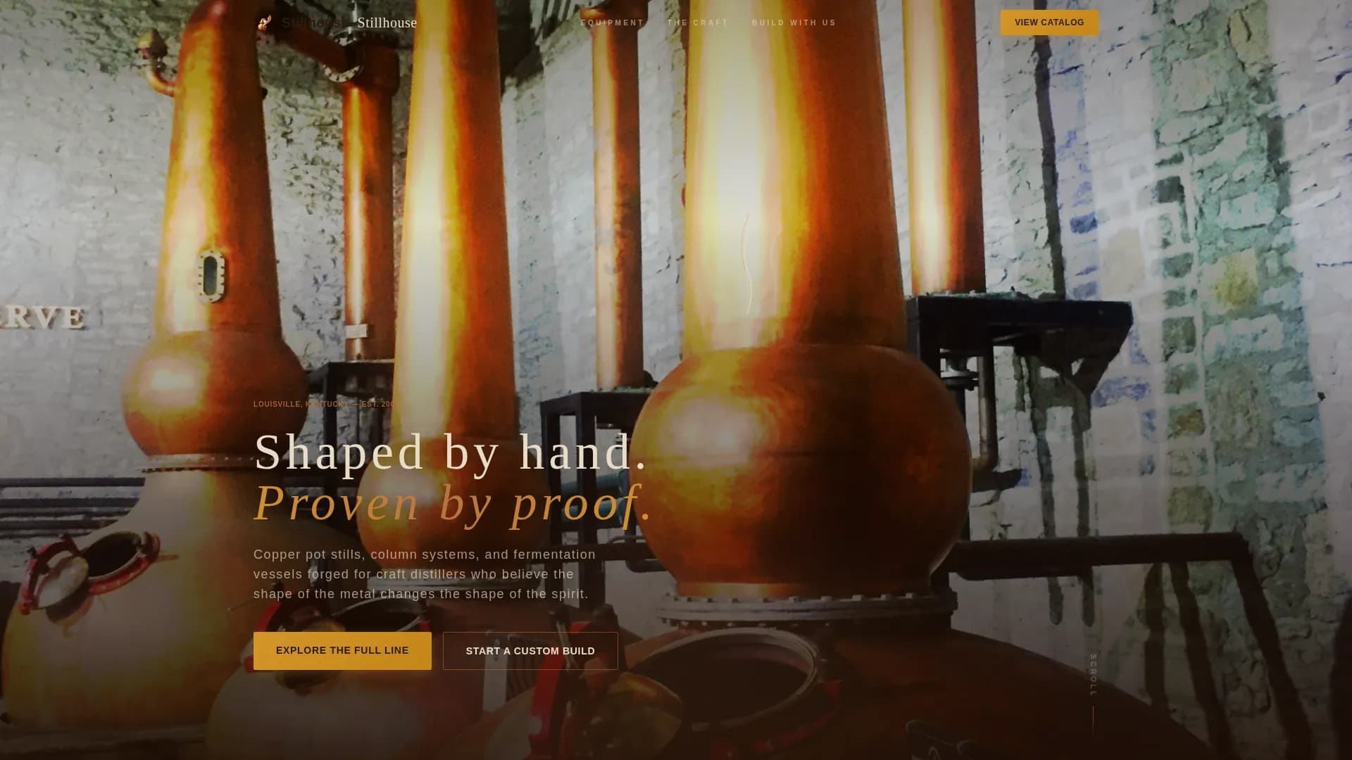 Distillery & Spirits Pricing Website Template