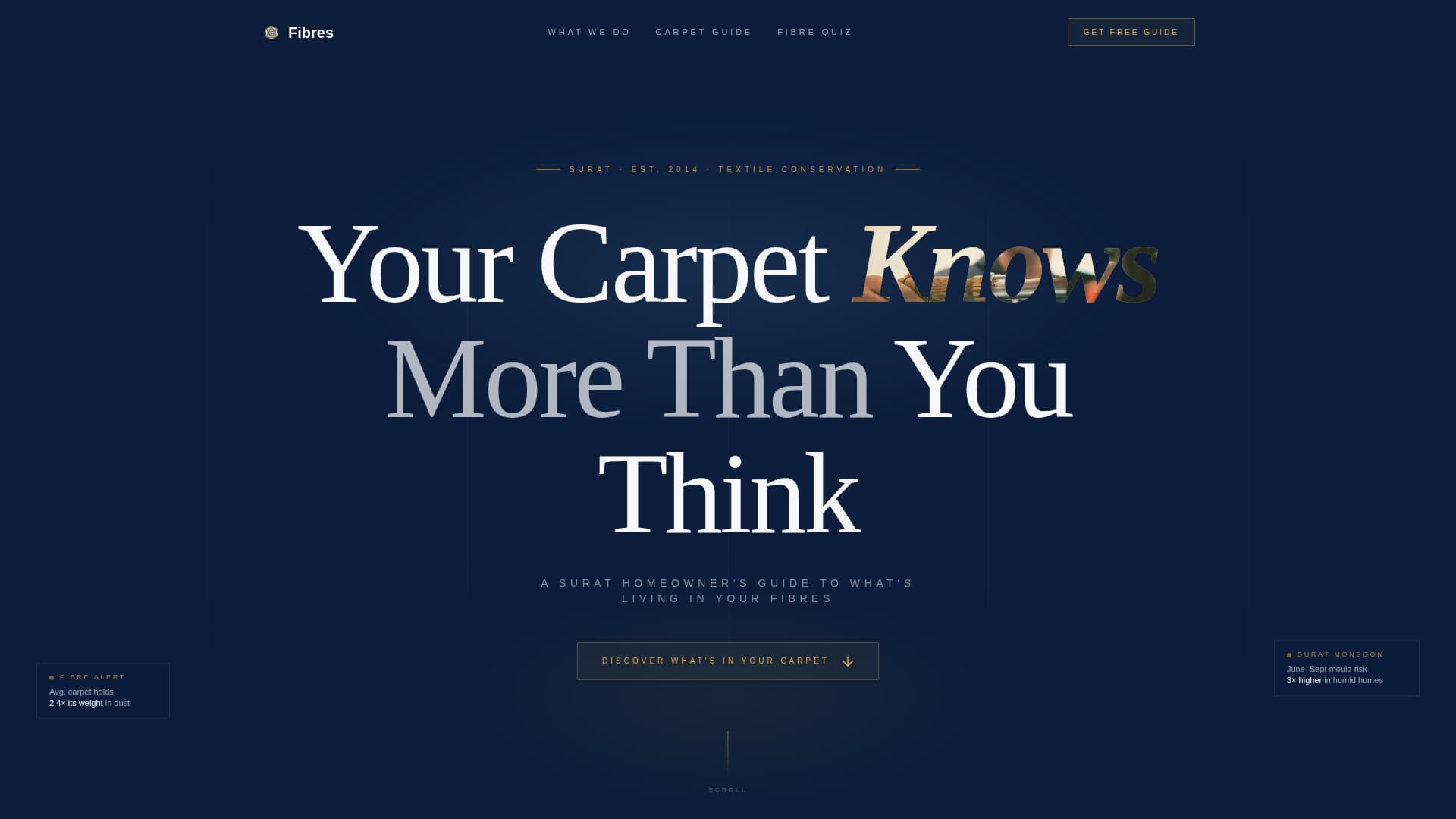 Fibres - Authoritative Carpetcleaning Landing Page Template