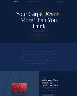 Fibres - Authoritative Carpetcleaning Landing Page Template