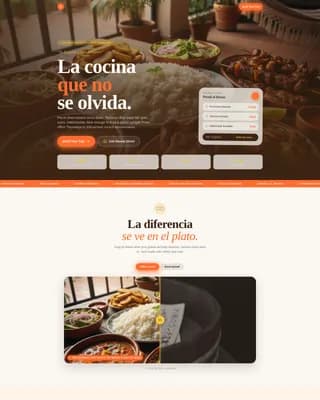 Sazn - Authentic Dominican Catering Landing Page Template
