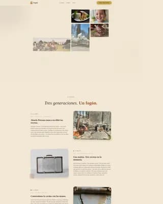 Fogn — Dominican Food Truck Landing Page Template