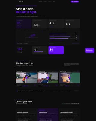 Tennis Leagues Booking Website Template