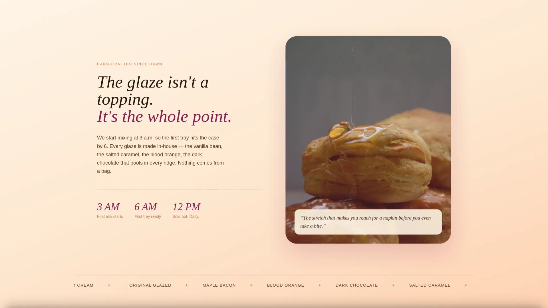 Artisan Donut Shop & Bakery Website Template