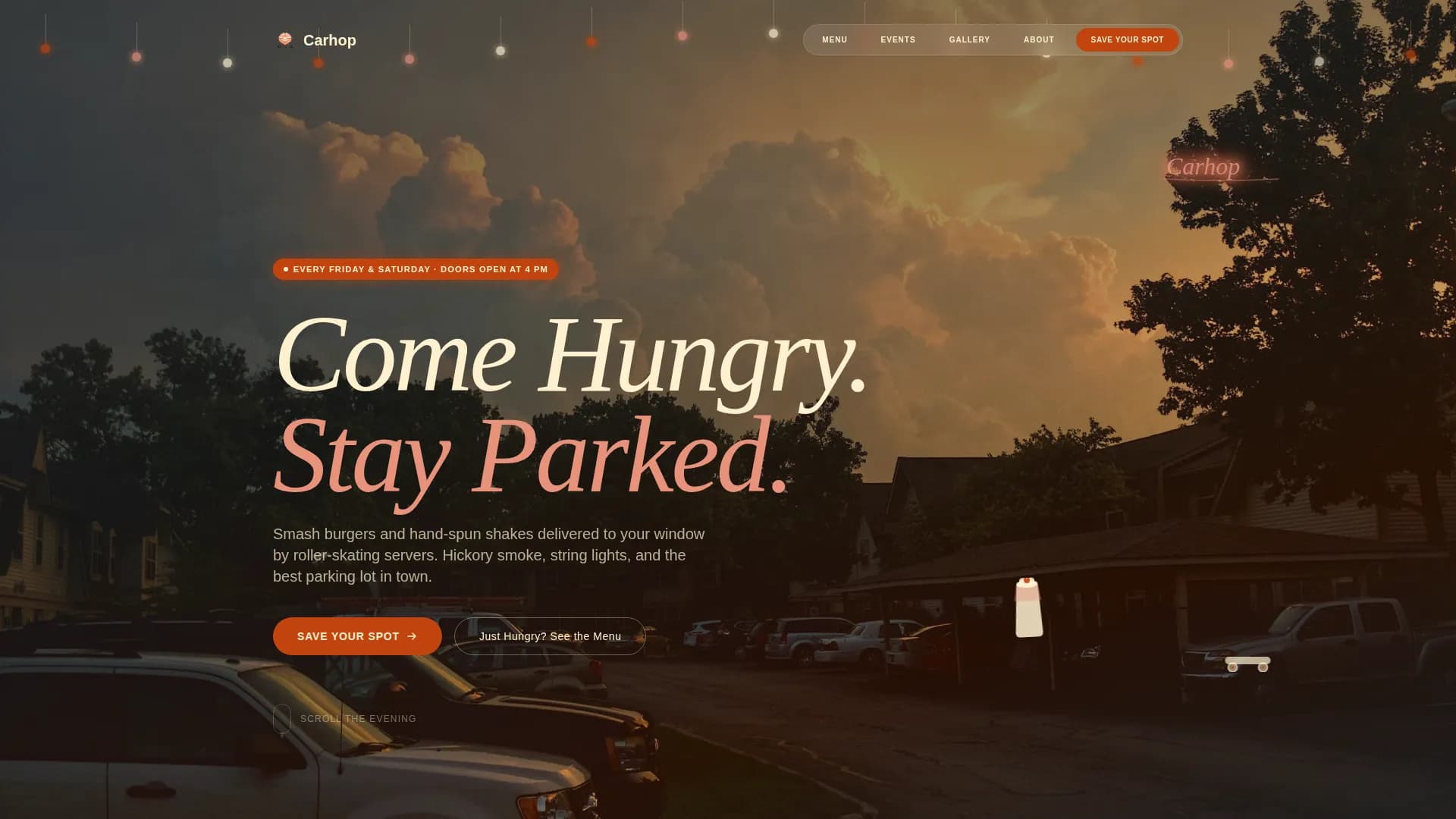 Restaurant & Dining Professional Website Template