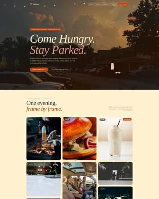 Restaurant & Dining Professional Website Template