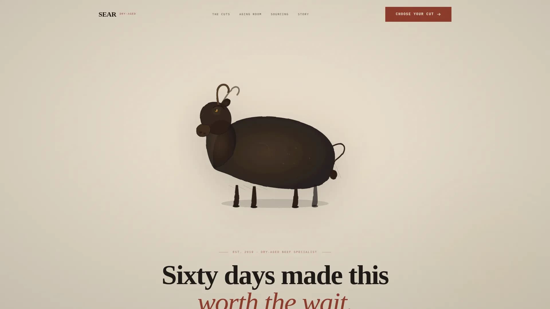 Meat & Seafood Pricing Website Template