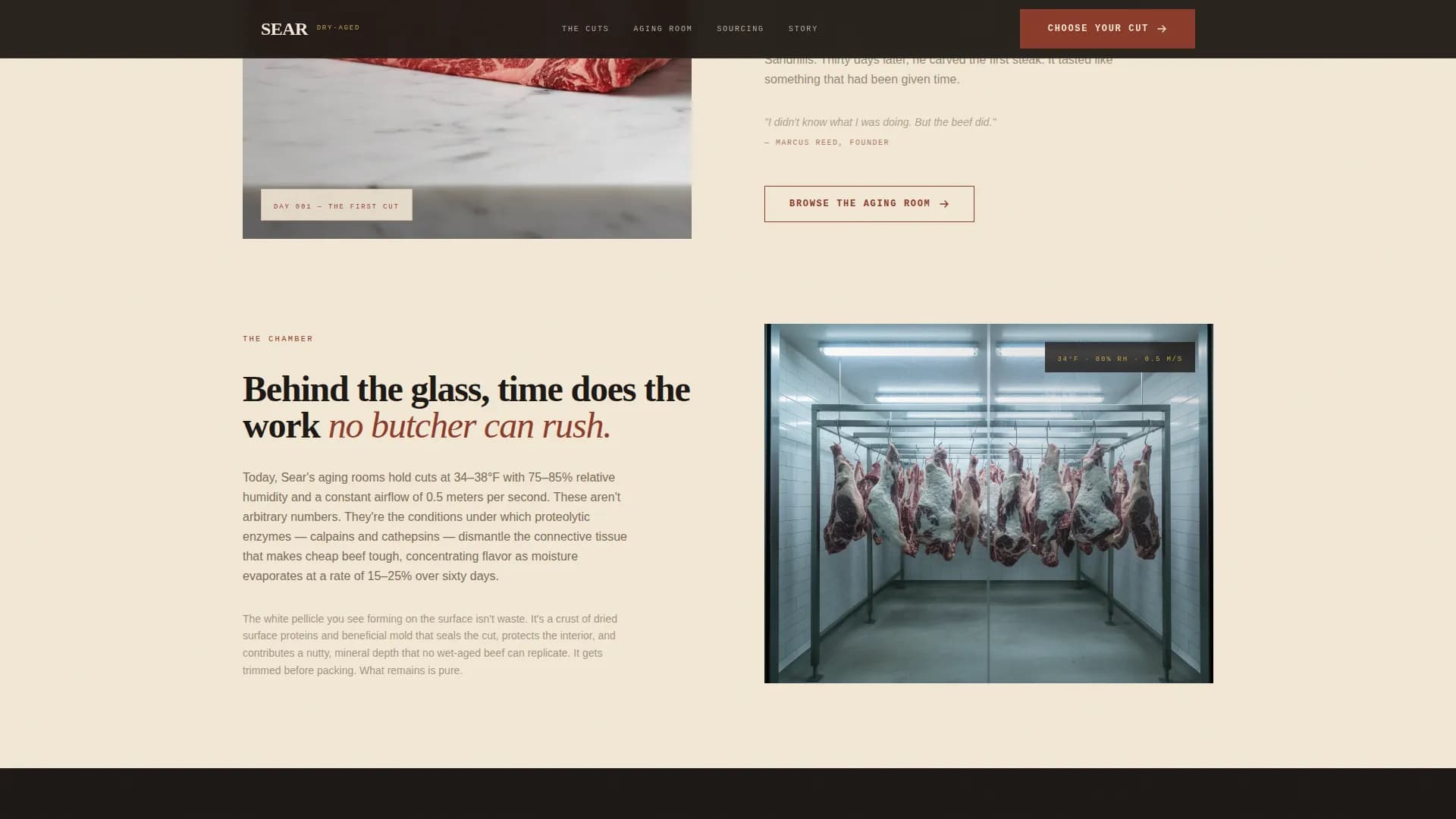 Meat & Seafood Pricing Website Template