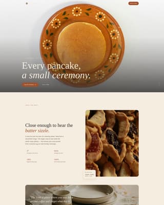 European Specialty Dining Booking Website Template