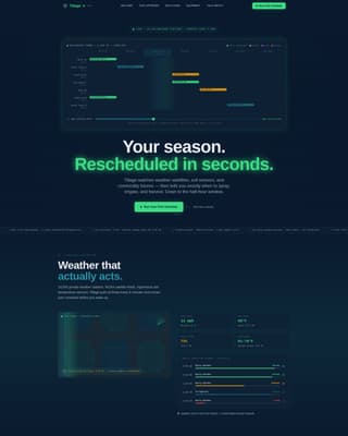 AI for Agriculture Booking Website Template