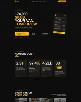Volt — Energetic Electrical Contractor Landing Page Template