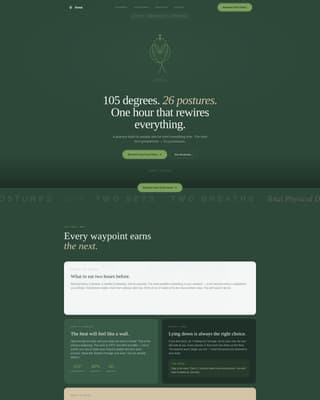 Wellness Modalities Booking Website Template