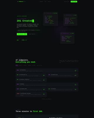API-First Enterprise Software Professional Website Template
