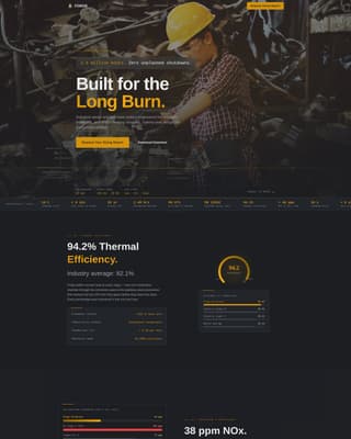 Forge - Highperformance Boiler Landing Page Template