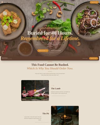 Omani Cuisine Professional Website Template