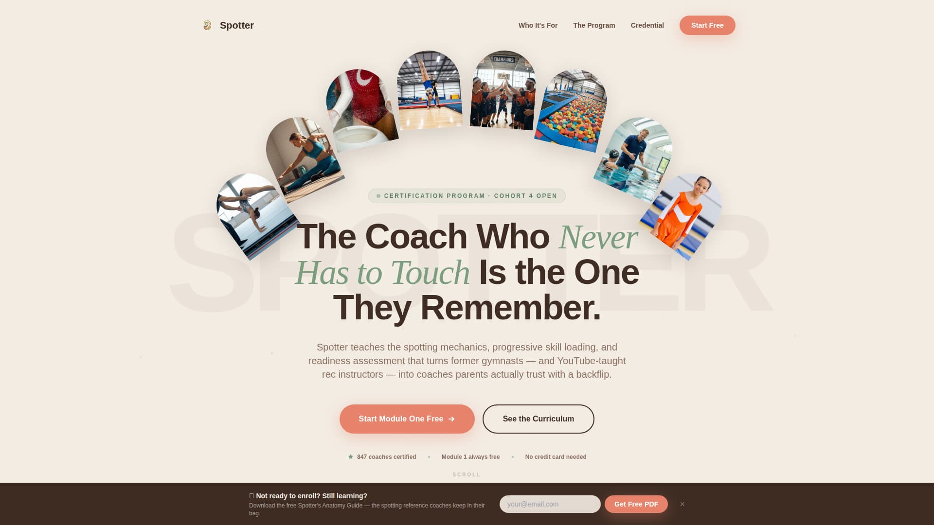 Gymnastics Fitness Professional Website Template