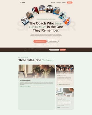 Gymnastics Fitness Professional Website Template