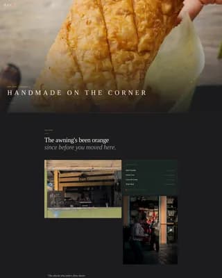 Masa — Empanada Shop Landing Page Template