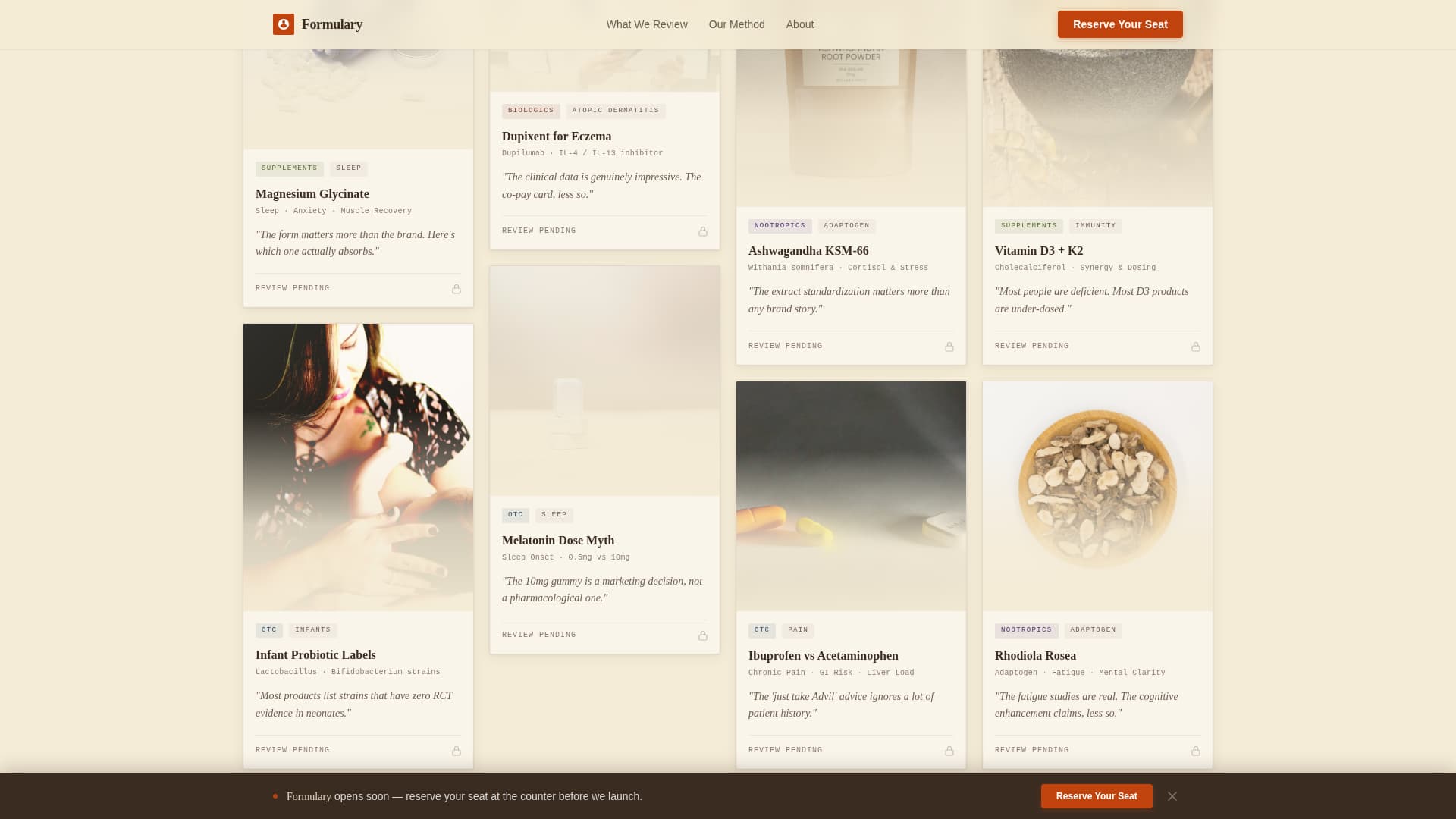 Pharmaceutical Blog & Media Pre-Launch Website Template