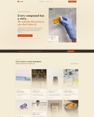 Pharmaceutical Blog & Media Pre-Launch Website Template