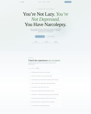 Sleep Medicine & Clinic Booking Website Template