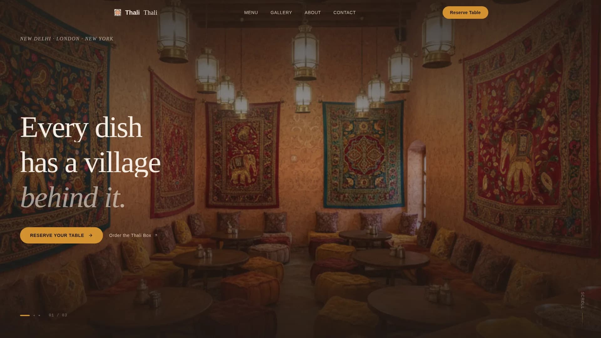 Restaurant & Dining Blog Website Template