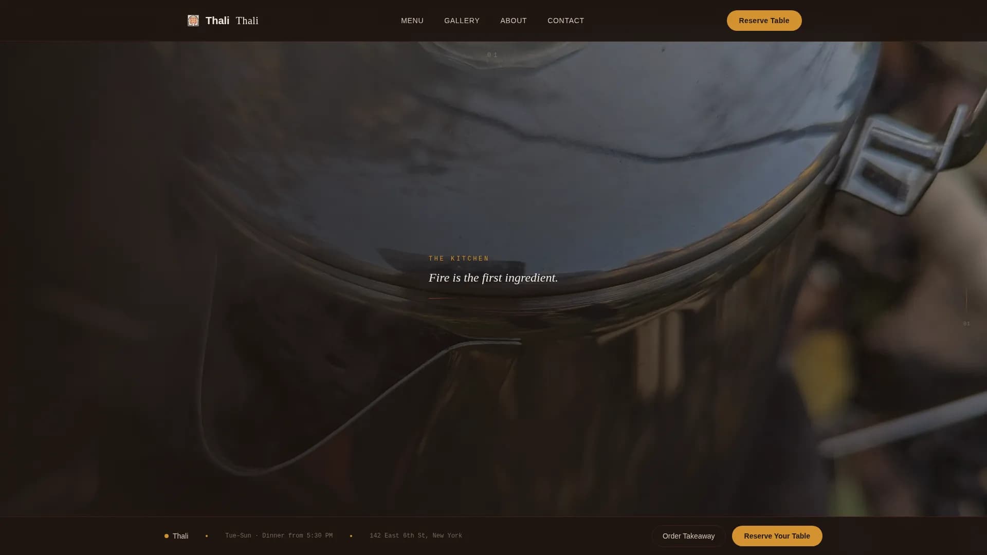 Restaurant & Dining Blog Website Template