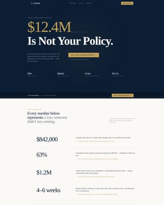 High Net Worth Individual Insurance Privacy Policy Website Template