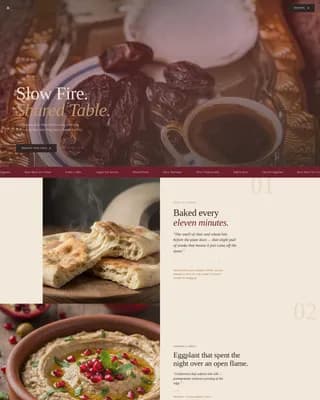 Restaurant & Dining Specialist Blog Website Template
