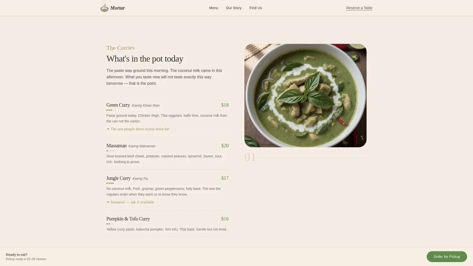 Restaurant & Dining Professional Website Template