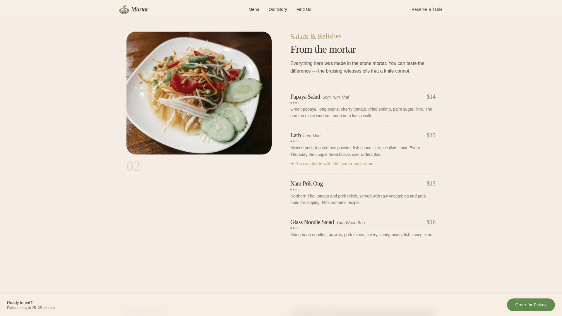 Restaurant & Dining Professional Website Template