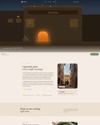 Restaurant & Dining Professional Website Template