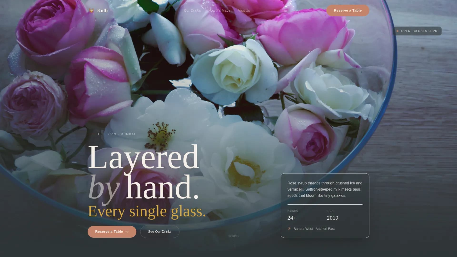 Regional & Specialty Restaurant Professional Website Template