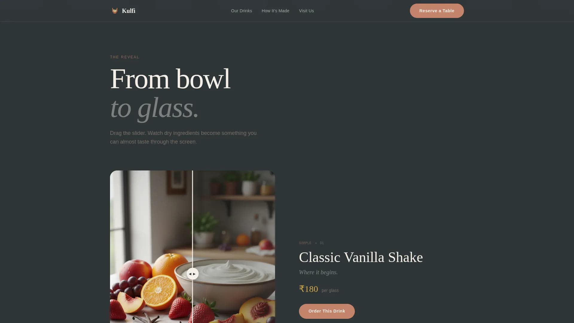 Regional & Specialty Restaurant Professional Website Template