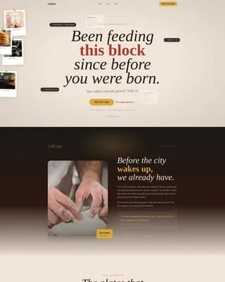 Restaurant & Dining Specialist Professional Website Template