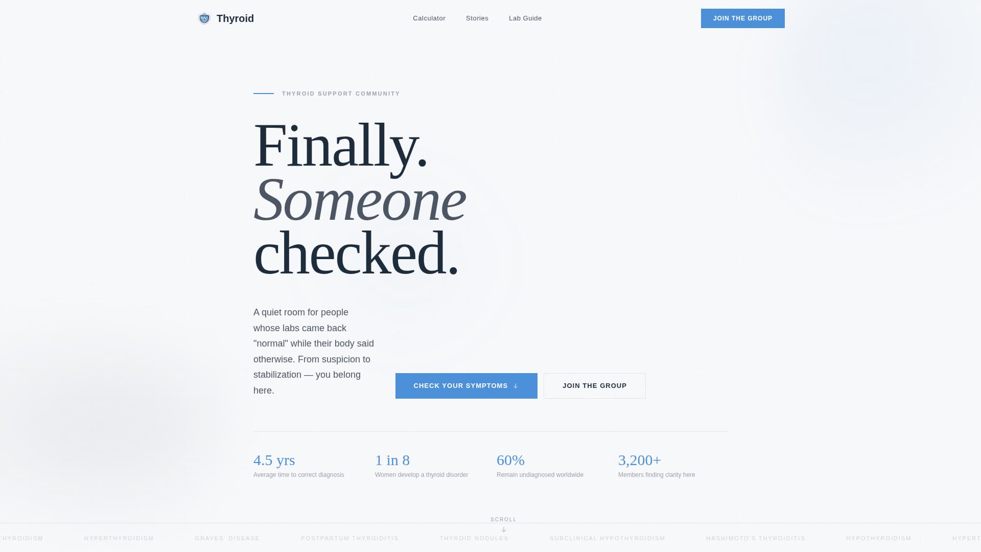 Thyroid Disorder Care Reviews Website Template
