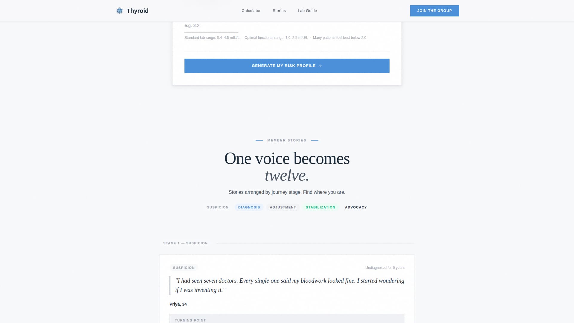 Thyroid Disorder Care Reviews Website Template