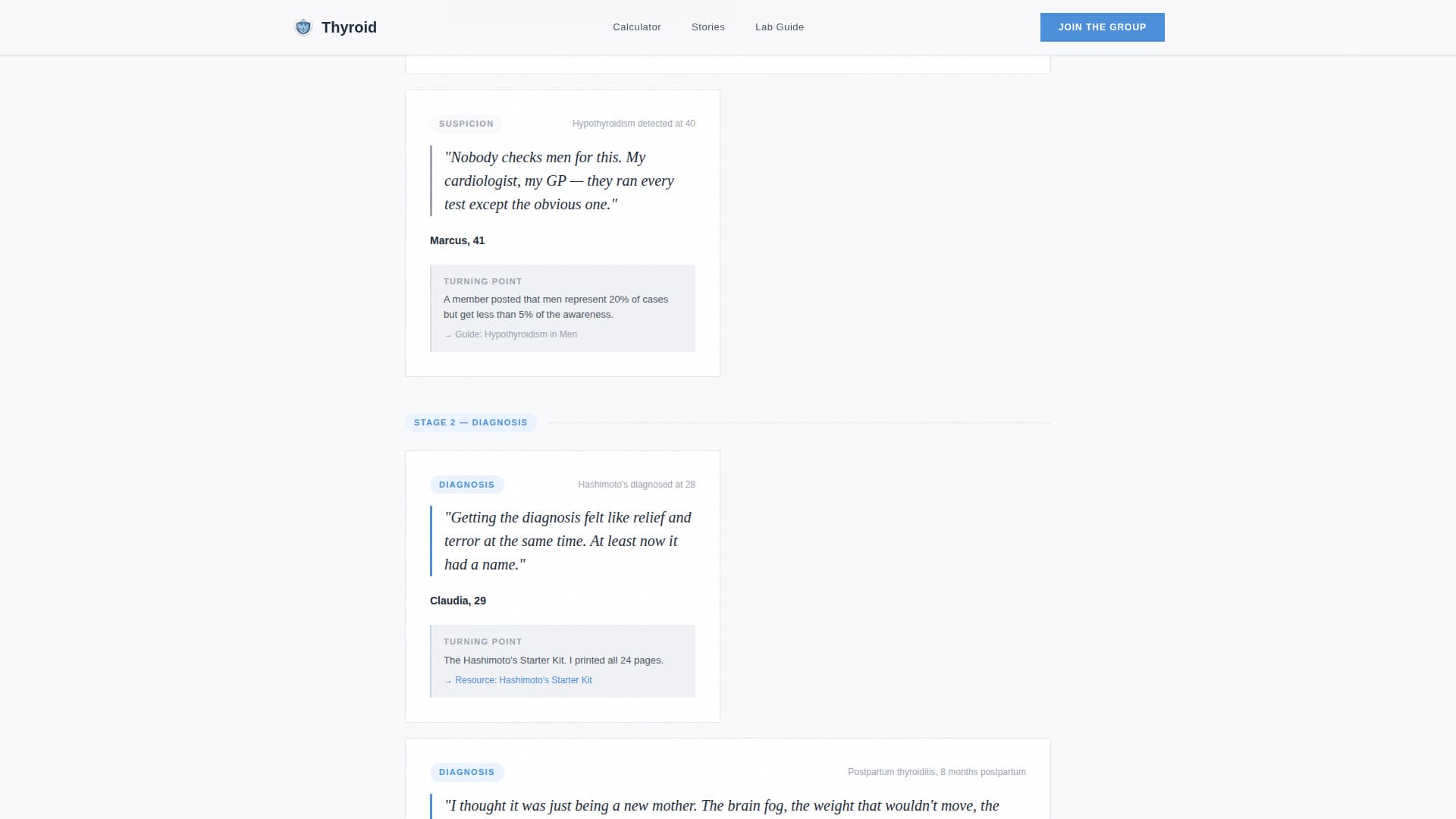 Thyroid Disorder Care Reviews Website Template