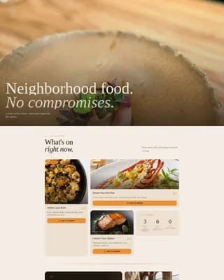Restaurant & Dining Advanced Professional Website Template