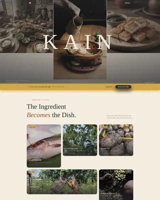 Savor — Elevated Asian Cuisine Landing Page Template