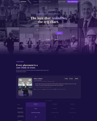 Headhunt - Elite Constructionexecutive Landing Page Template