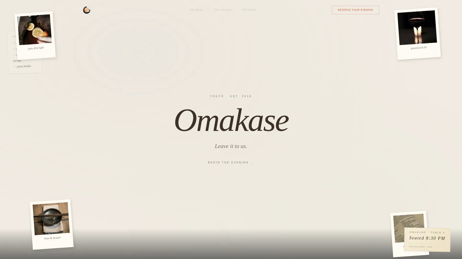 Restaurant & Dining Complete Professional Website Template